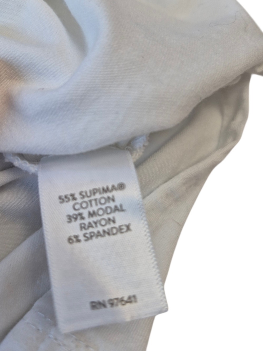 ⚪️2/$20 J. Jill Luxe Supima Ballet Sleeve Tunic Sz 1X White Miniminalist Capsule - Picture 9 of 10